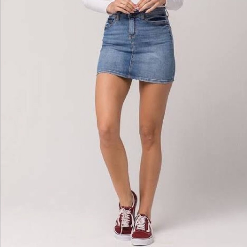 DENIM MINI SKIRT